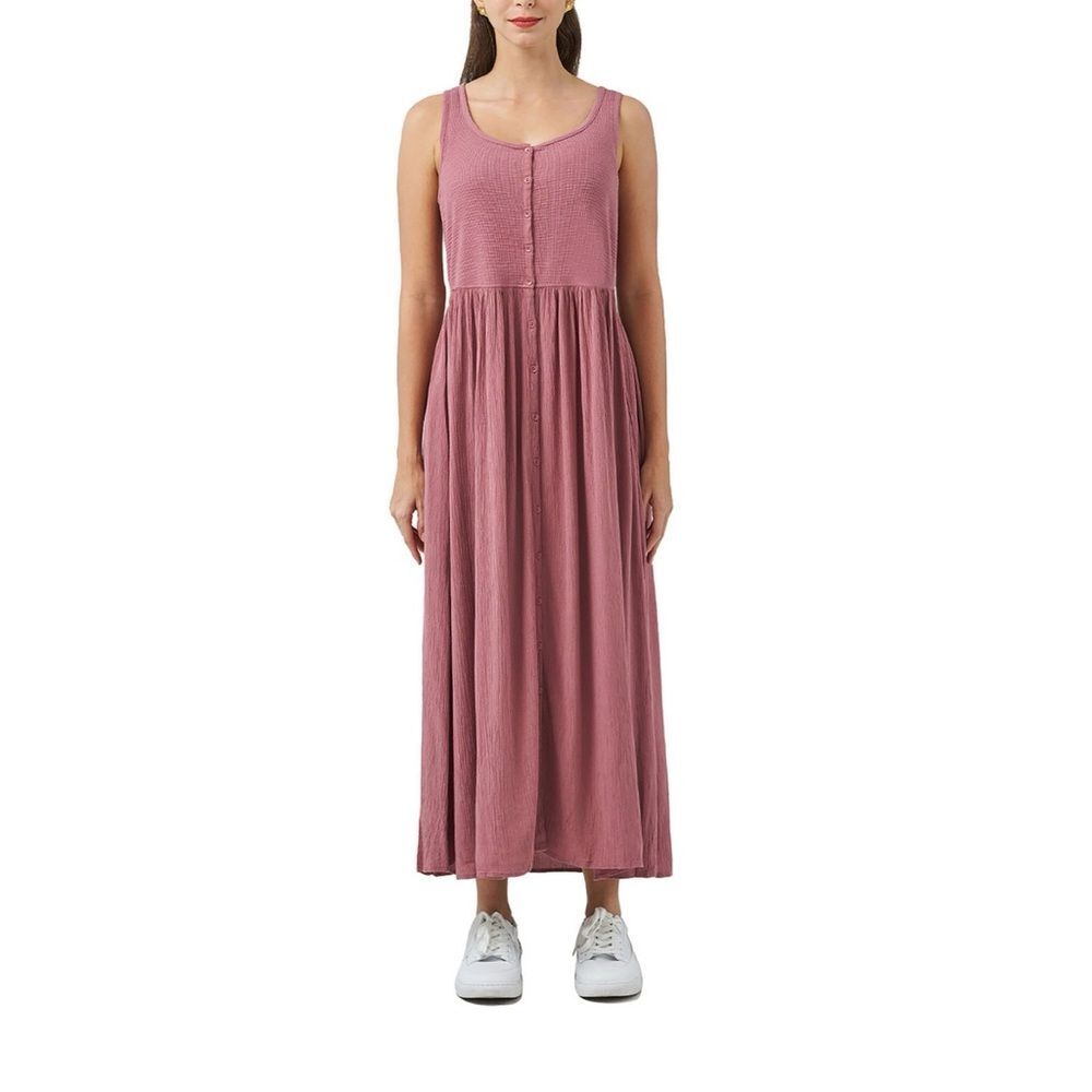 Frye Women's Relaxed Fit Button Front Midi Dress, Size XS Relaxed Fit